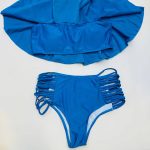 مایو بیکینی شنلی مدل Blue - تصویر 3